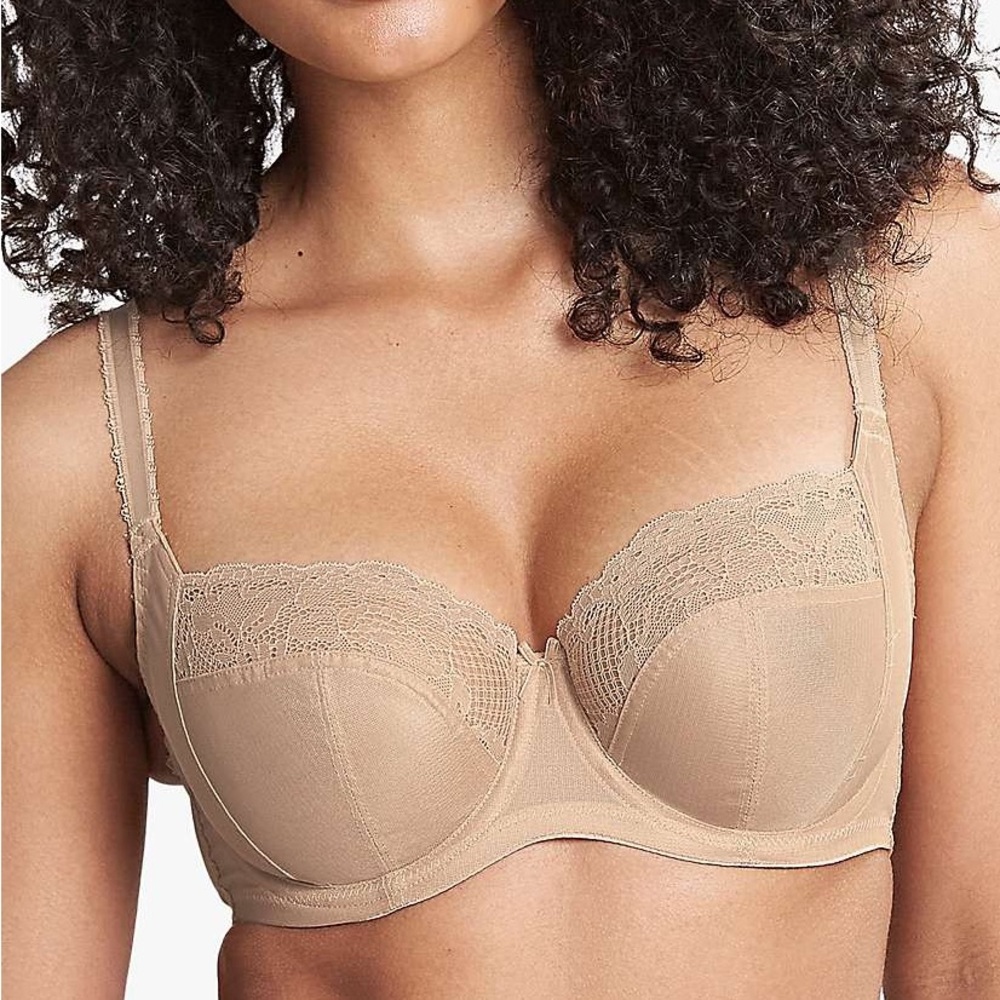 Panache Jasmine Balconnette Bra 32DD Beige Nude